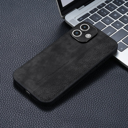 For iPhone 16 Plus AZNS 3D Embossed Skin Feel Phone Case(Black) - iPhone 16 Plus Cases by AZNS | Online Shopping South Africa | PMC Jewellery | Buy Now Pay Later Mobicred