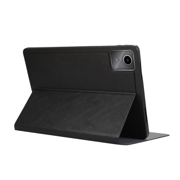 For Lenovo Tab M11 / Xiaoxin Pad 11 2024 PU Flip Tablet Protective Leather Tablet Case(Black) - Lenovo by PMC Jewellery | Online Shopping South Africa | PMC Jewellery | Buy Now Pay Later Mobicred