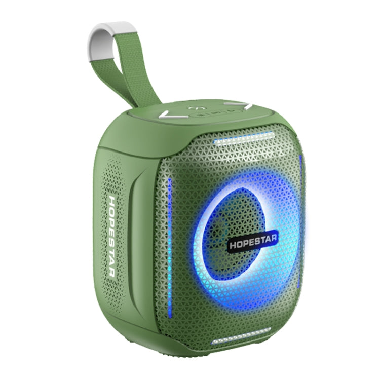 HOPESTAR Party 300mini IPX5 Waterproof Portable Bluetooth Speaker 360 Degree Stereo Outdoor Speaker(Army Green) - Waterproof Speaker by HOPESTAR | Online Shopping South Africa | PMC Jewellery | Buy Now Pay Later Mobicred