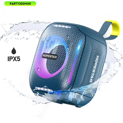 HOPESTAR Party 300mini IPX5 Waterproof Portable Bluetooth Speaker 360 Degree Stereo Outdoor Speaker(Army Green) - Waterproof Speaker by HOPESTAR | Online Shopping South Africa | PMC Jewellery | Buy Now Pay Later Mobicred