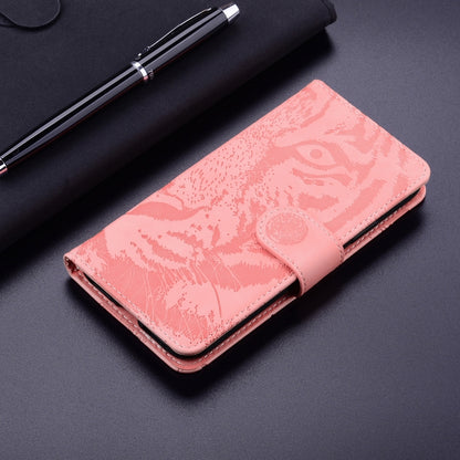 For Honor Magic6 Pro Tiger Embossing Pattern Flip Leather Phone Case(Pink) - Honor Cases by PMC Jewellery | Online Shopping South Africa | PMC Jewellery | Buy Now Pay Later Mobicred