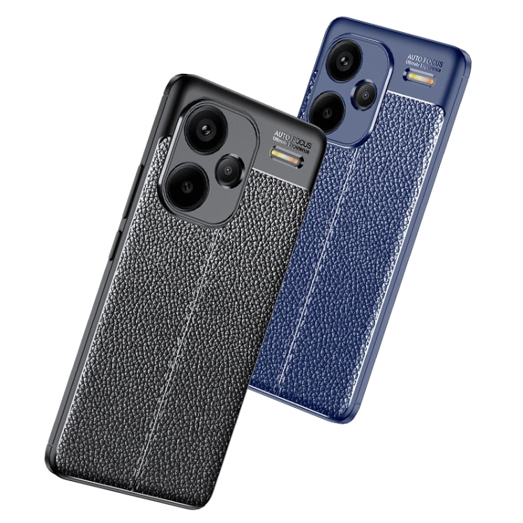 For Xiaomi Redmi Note 13 Pro+ Litchi Texture Shockproof TPU Phone Case(Black) - Note 13 Pro+ Cases by PMC Jewellery | Online Shopping South Africa | PMC Jewellery | Buy Now Pay Later Mobicred