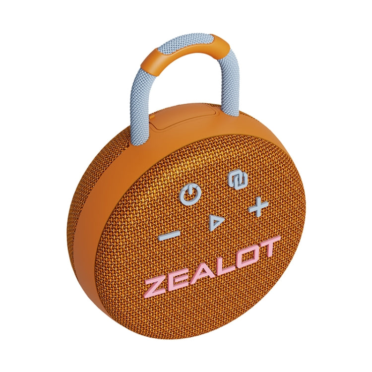 Zealot S77 IPX7 Waterproof Portable Wireless Bluetooth Speaker(Orange) - Waterproof Speaker by ZEALOT | Online Shopping South Africa | PMC Jewellery | Buy Now Pay Later Mobicred