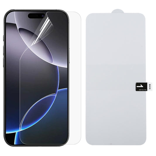 For iPhone 16 Pro Max Full Screen Protector Explosion-proof Hydrogel Film - iPhone 16 Pro Max Tempered Glass by PMC Jewellery | Online Shopping South Africa | PMC Jewellery | Buy Now Pay Later Mobicred