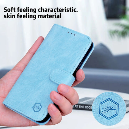 For Google Pixel 9 Pro Skin Feeling Oil Leather Texture PU + TPU Phone Case(Light Blue) - Google Cases by PMC Jewellery | Online Shopping South Africa | PMC Jewellery | Buy Now Pay Later Mobicred