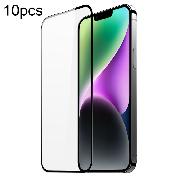 For iPhone 15 Plus 10pcs DUX DUCIS 0.33mm 9H Medium Alumina Tempered Glass Film - iPhone 15 Plus Tempered Glass by DUX DUCIS | Online Shopping South Africa | PMC Jewellery | Buy Now Pay Later Mobicred