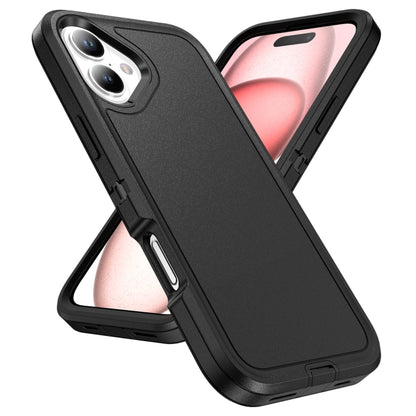 For iPhone 16 Plus Life Waterproof Rugged Phone Case(Black) - iPhone 16 Plus Cases by PMC Jewellery | Online Shopping South Africa | PMC Jewellery | Buy Now Pay Later Mobicred