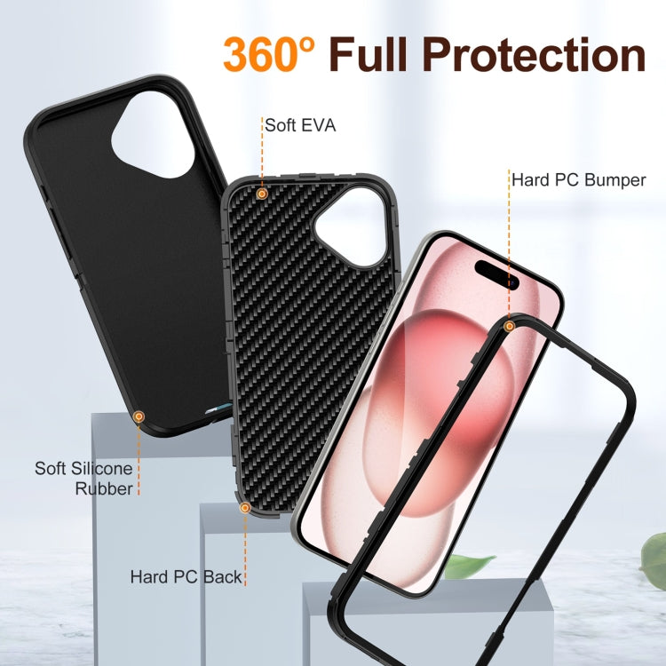 For iPhone 16 Plus Life Waterproof Rugged Phone Case(Black) - iPhone 16 Plus Cases by PMC Jewellery | Online Shopping South Africa | PMC Jewellery | Buy Now Pay Later Mobicred