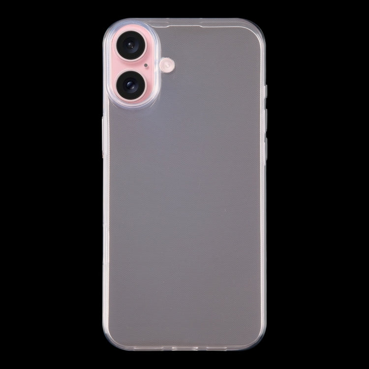 For iPhone 16 Ultra-thin Transparent TPU Phone Case - iPhone 16 Cases by PMC Jewellery | Online Shopping South Africa | PMC Jewellery | Buy Now Pay Later Mobicred