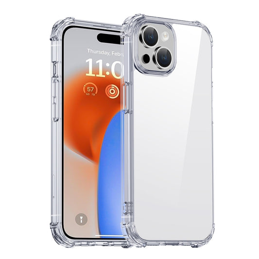 For iPhone 15 iPAKY Crystal Clear Series Shockproof PC + TPU Protective Phone Case(Transparent) - iPhone 15 Cases by iPAKY | Online Shopping South Africa | PMC Jewellery