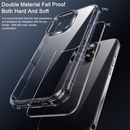 For iPhone 16 Pro iPAKY Crystal Clear Series Shockproof PC + TPU Protective Phone Case(Transparent) - More iPhone Cases by iPAKY | Online Shopping South Africa | PMC Jewellery | Buy Now Pay Later Mobicred