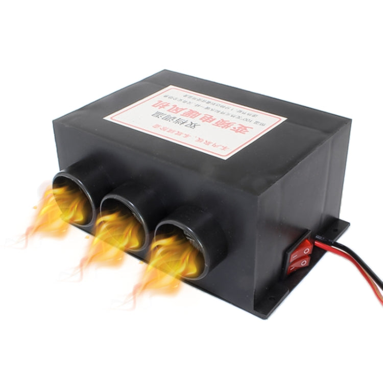 Engineering Vehicle Electric Heater Demister Defroster, Specification:DC 24V 3-hole - Heating & Fans by PMC Jewellery | Online Shopping South Africa | PMC Jewellery | Buy Now Pay Later Mobicred