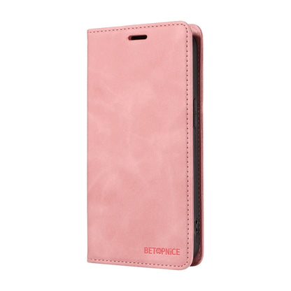 For OPPO A60 4G Global BETOPNICE Suction RFID Anti-theft Leather Phone Case(Pink) - OPPO Cases by BETOPNICE | Online Shopping South Africa | PMC Jewellery | Buy Now Pay Later Mobicred