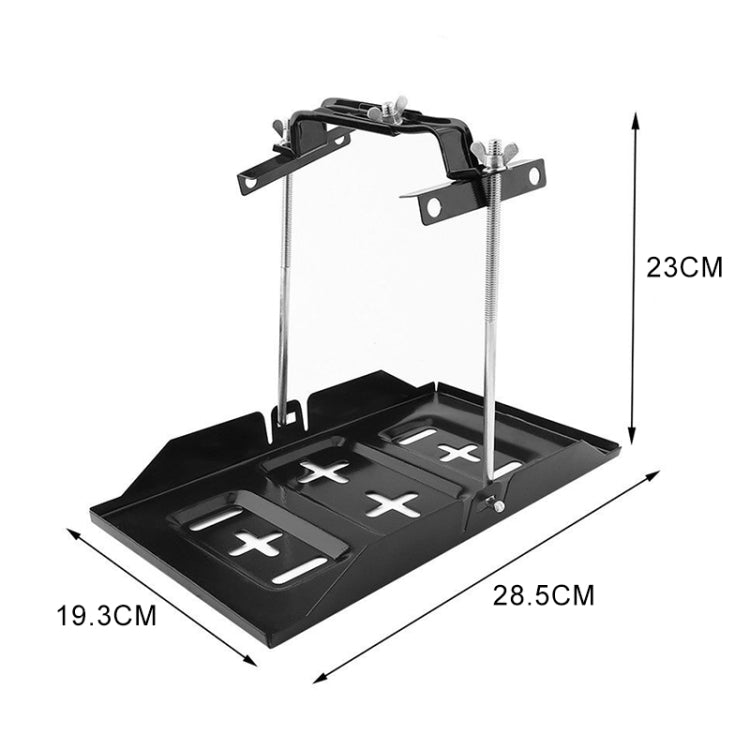 Car Universal Battery Bracket Adjustable Battery Fixed Holder + Base Tray, Size:28.5cm Base + 23cm Bracket - Engine Fittings by PMC Jewellery | Online Shopping South Africa | PMC Jewellery | Buy Now Pay Later Mobicred