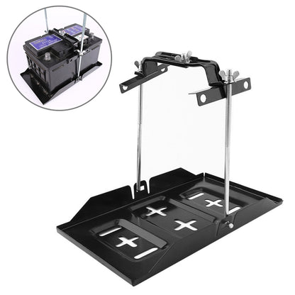 Car Universal Battery Bracket Adjustable Battery Fixed Holder + Base Tray, Size:28.5cm Base + 27cm Bracket - Engine Fittings by PMC Jewellery | Online Shopping South Africa | PMC Jewellery | Buy Now Pay Later Mobicred