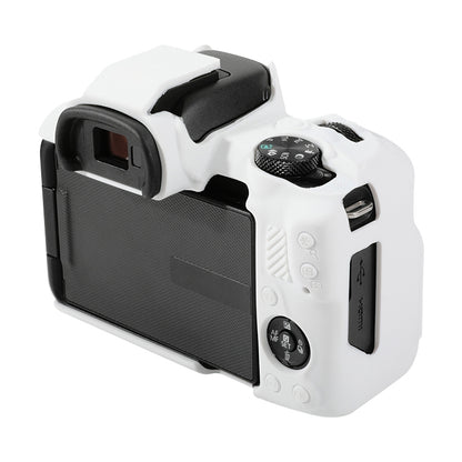 For Canon EOS R50 Soft Silicone Protective Case(White) - Protective Case by PMC Jewellery | Online Shopping South Africa | PMC Jewellery