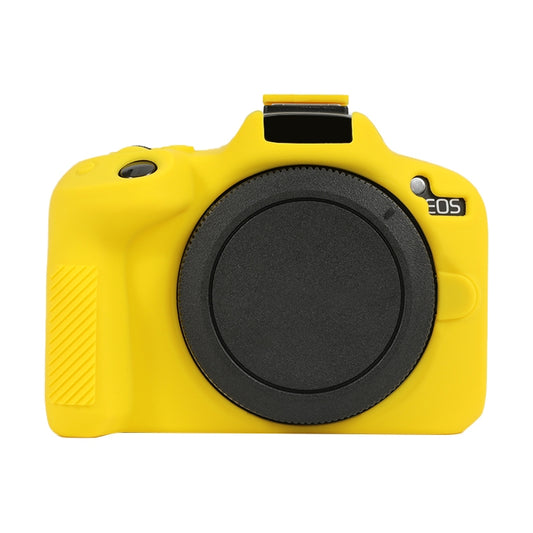 For Canon EOS R50 Soft Silicone Protective Case(Yellow) - Protective Case by PMC Jewellery | Online Shopping South Africa | PMC Jewellery