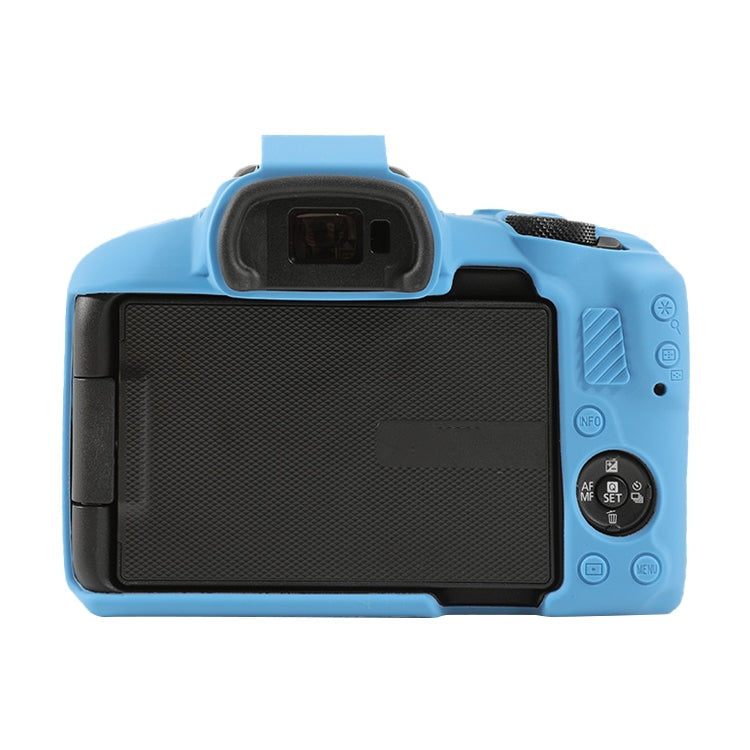 For Canon EOS R50 Soft Silicone Protective Case(Dark Blue) - Protective Case by PMC Jewellery | Online Shopping South Africa | PMC Jewellery