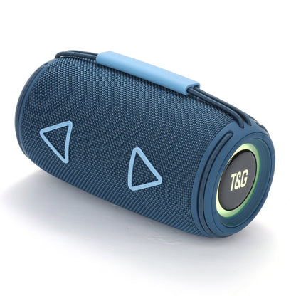 T&G TG-657 Portable Wireless 3D Stereo Subwoofer Bluetooth Speaker Support FM / LED Atmosphere Light(Blue) - Desktop Speaker by T&G | Online Shopping South Africa | PMC Jewellery | Buy Now Pay Later Mobicred