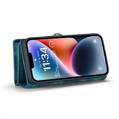 For iPhone 15 Plus CaseMe 008 Detachable Multifunctional Leather Phone Case(Blue) - iPhone 15 Plus Cases by CaseMe | Online Shopping South Africa | PMC Jewellery | Buy Now Pay Later Mobicred