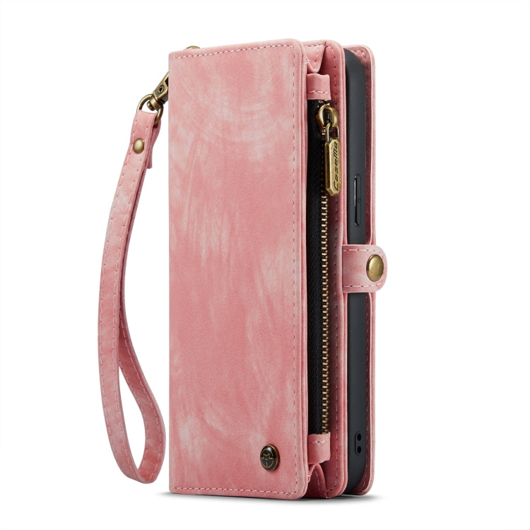 For iPhone 15 Pro Max CaseMe 008 Detachable Multifunctional Leather Phone Case(Pink) - iPhone 15 Pro Max Cases by CaseMe | Online Shopping South Africa | PMC Jewellery | Buy Now Pay Later Mobicred