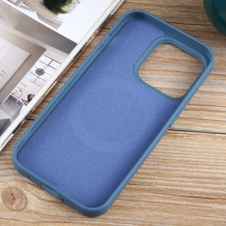 For iPhone 13 Pro Max MagSafe Liquid Silicone Phone Case(Blue) - iPhone 13 Pro Max Cases by PMC Jewellery | Online Shopping South Africa | PMC Jewellery