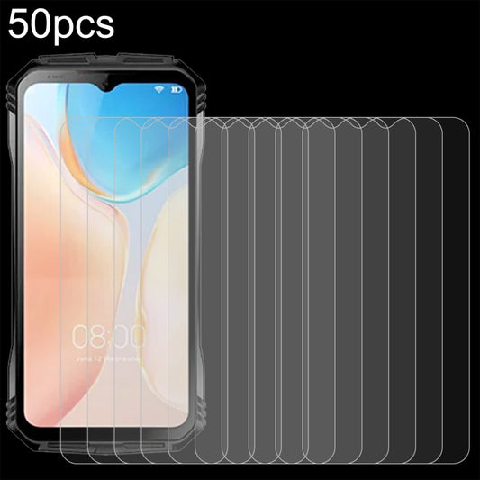 For DOOGEE V30 Pro 50pcs 0.26mm 9H 2.5D Tempered Glass Film - For Doogee by PMC Jewellery | Online Shopping South Africa | PMC Jewellery | Buy Now Pay Later Mobicred