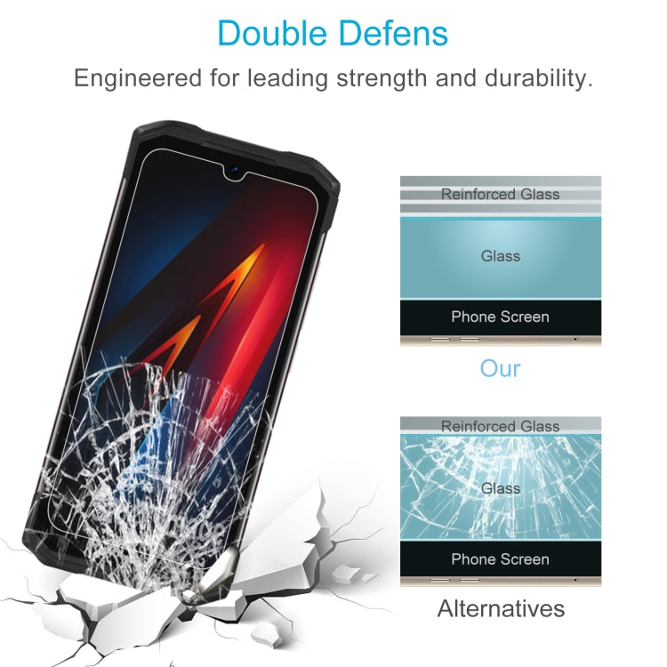 For DOOGEE S Punk 50pcs 0.26mm 9H 2.5D Tempered Glass Film - For Doogee by PMC Jewellery | Online Shopping South Africa | PMC Jewellery | Buy Now Pay Later Mobicred