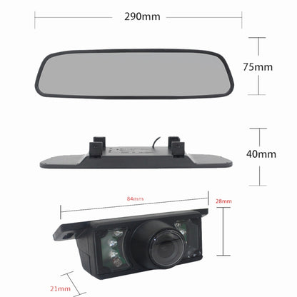 PZ705 415-W 4.3 inch TFT LCD Car External Wireless Rear View Monitor for Car Rearview Parking Video Systems - Rear View Cameras by PMC Jewellery | Online Shopping South Africa | PMC Jewellery | Buy Now Pay Later Mobicred