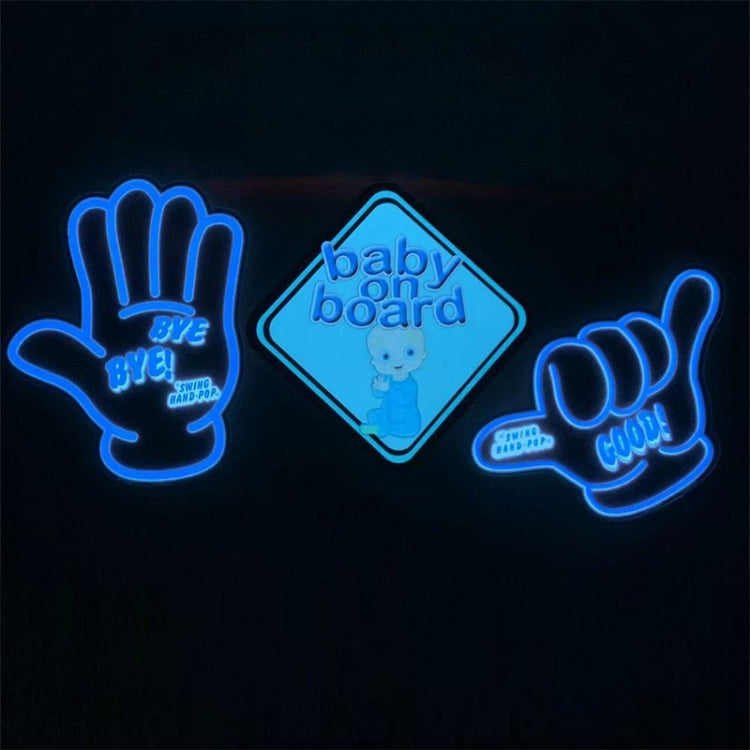 EL Luminous Car Stickers Cold Light Car Stickers Car Luminous Pattern Decoration(Driver Safe) - Decorative Sticker by PMC Jewellery | Online Shopping South Africa | PMC Jewellery | Buy Now Pay Later Mobicred