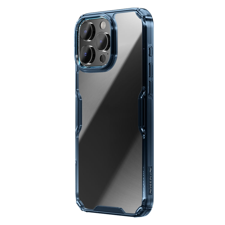 For iPhone 16 Pro Max NILLKIN Ultra Clear PC + TPU Phone Case(Blue) - iPhone 16 Pro Max Cases by NILLKIN | Online Shopping South Africa | PMC Jewellery | Buy Now Pay Later Mobicred