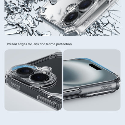 For iPhone 16 Plus NILLKIN Ultra Clear PC + TPU Phone Case(Blue) - iPhone 16 Plus Cases by NILLKIN | Online Shopping South Africa | PMC Jewellery | Buy Now Pay Later Mobicred