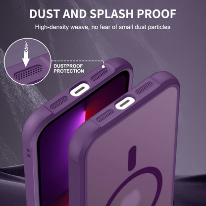 For iPhone 13 Pro Max / 12 Pro Max MagSafe Magnetic Phone Case(Purple) - iPhone 13 Pro Max Cases by PMC Jewellery | Online Shopping South Africa | PMC Jewellery