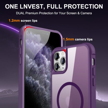 For iPhone 11 Pro Max MagSafe Magnetic Phone Case(Purple) - iPhone 11 Pro Max Cases by PMC Jewellery | Online Shopping South Africa | PMC Jewellery