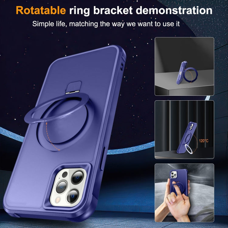 For iPhone 13 Pro Max / 12 Pro Max MagSafe Magnetic Holder Phone Case(Klein Blue) - iPhone 13 Pro Max Cases by PMC Jewellery | Online Shopping South Africa | PMC Jewellery