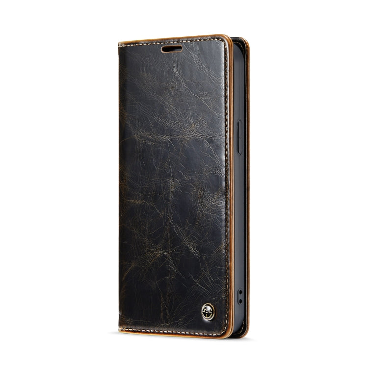 For iPhone 15 Pro CaseMe 003 Crazy Horse Texture Leather Phone Case(Coffee) - iPhone 15 Pro Cases by CaseMe | Online Shopping South Africa | PMC Jewellery | Buy Now Pay Later Mobicred