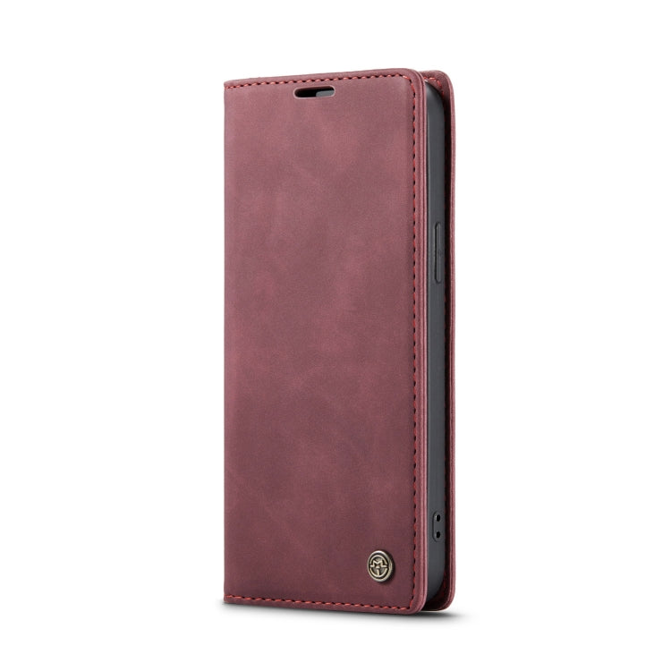 For iPhone 15 CaseMe 013 Multifunctional Horizontal Flip Leather Phone Case(Wine Red) - iPhone 15 Cases by CaseMe | Online Shopping South Africa | PMC Jewellery | Buy Now Pay Later Mobicred