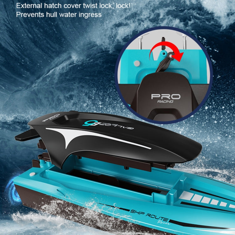 LS-XDU/RC B5 High Speed Remote Control Toy Boat with Colorful Light(Silver) - RC Boats by PMC Jewellery | Online Shopping South Africa | PMC Jewellery | Buy Now Pay Later Mobicred