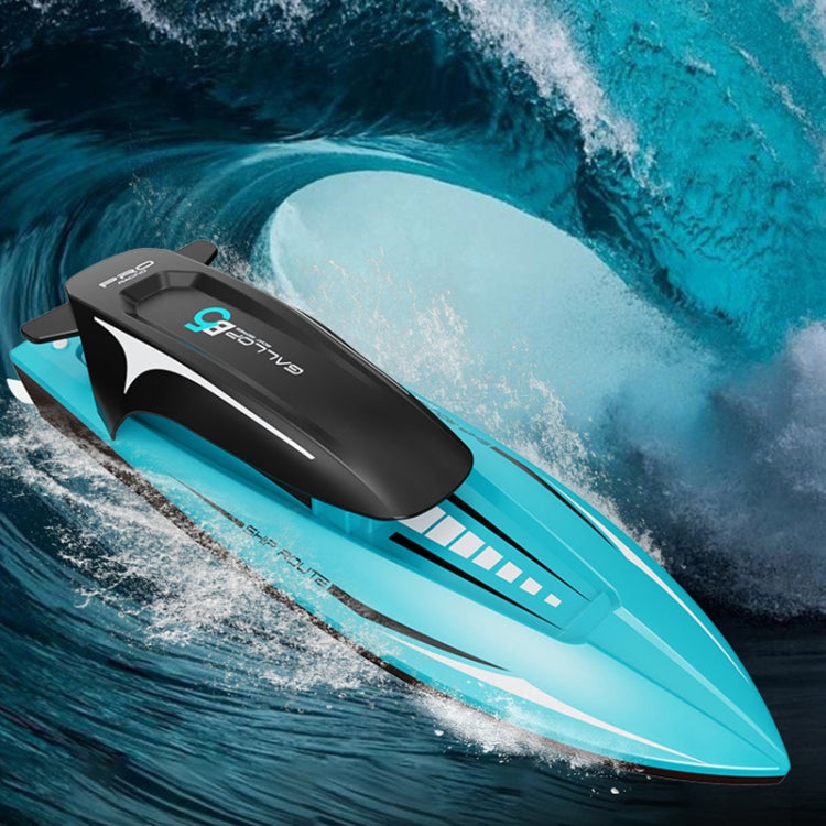 LS-XDU/RC B5 High Speed Remote Control Toy Boat with Colorful Light(Blue) - RC Boats by PMC Jewellery | Online Shopping South Africa | PMC Jewellery | Buy Now Pay Later Mobicred