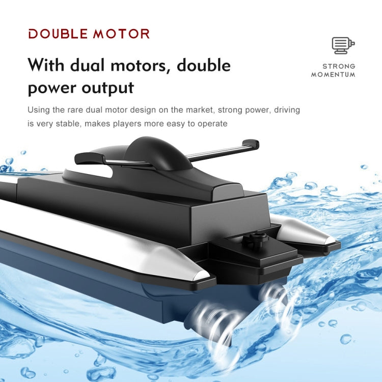 B8 Double Propeller Long Endurance High Speed Remote Control Boat(Black) - RC Boats by PMC Jewellery | Online Shopping South Africa | PMC Jewellery