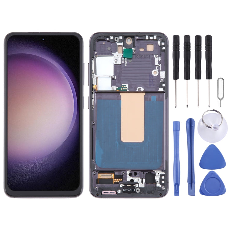 For Samsung Galaxy S23 SM-S911B EU Version TFT LCD Screen Digitizer Full Assembly with Frame, Not Supporting Fingerprint Identification - LCD Screen by PMC Jewellery | Online Shopping South Africa | PMC Jewellery | Buy Now Pay Later Mobicred