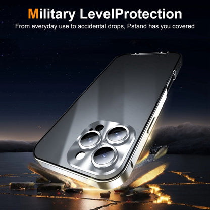 For iPhone 16 Pro Frosted Metal Phone Case(Silver) - iPhone 16 Pro Cases by PMC Jewellery | Online Shopping South Africa | PMC Jewellery | Buy Now Pay Later Mobicred