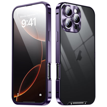 For iPhone 16 Pro Max Frosted Metal Phone Case(Purple) - iPhone 16 Pro Max Cases by PMC Jewellery | Online Shopping South Africa | PMC Jewellery | Buy Now Pay Later Mobicred