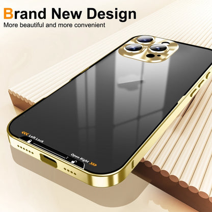 For iPhone 16 Pro Max Frosted Metal Phone Case(Gold) - iPhone 16 Pro Max Cases by PMC Jewellery | Online Shopping South Africa | PMC Jewellery | Buy Now Pay Later Mobicred