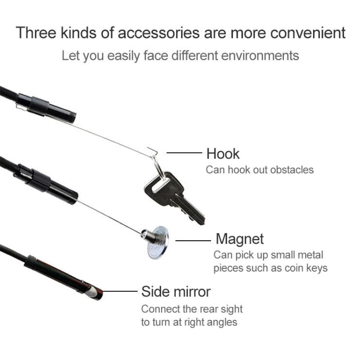 AN97 Waterproof Micro USB Endoscope Snake Tube Inspection Camera for Parts of OTG Function Android Mobile Phone, with 6 LEDs, Lens Diameter:5.5mm(Length: 1.5m) -  by PMC Jewellery | Online Shopping South Africa | PMC Jewellery | Buy Now Pay Later Mobicred