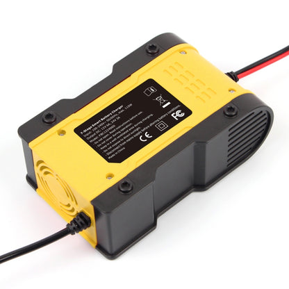 FOXSUR 12V-24V Car Motorcycle Repair Battery Charger AGM Charger Color:Yellow(UK Plug) - Battery Charger by FOXSUR | Online Shopping South Africa | PMC Jewellery | Buy Now Pay Later Mobicred