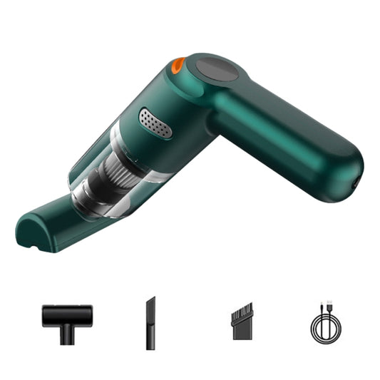 KBN-010 10000Pa Powerful Car Cordless Vacuum Cleaner Handheld Cleaning Tool, Spec:Standard Version(Dark Green) - Vacuum Cleaner by PMC Jewellery | Online Shopping South Africa | PMC Jewellery | Buy Now Pay Later Mobicred