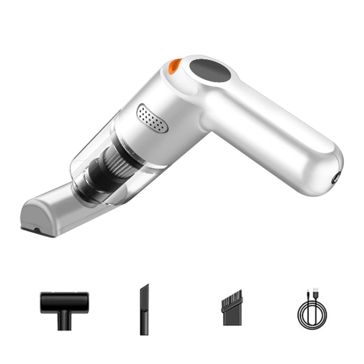 KBN-010 10000Pa Powerful Car Cordless Vacuum Cleaner Handheld Cleaning Tool, Spec:Standard Version(White) - Vacuum Cleaner by PMC Jewellery | Online Shopping South Africa | PMC Jewellery | Buy Now Pay Later Mobicred