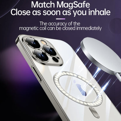 For iPhone 15 SULADA MagSafe Plating TPU Shockproof Phone Soft Case(Dark Purple) - iPhone 15 Cases by SULADA | Online Shopping South Africa | PMC Jewellery