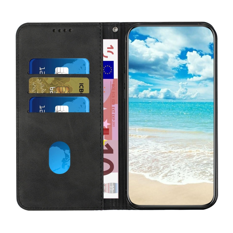 For Motorola Moto G Power 5G 2024 Diamond Splicing Skin Feel Magnetic Leather Phone Case(Black) - Motorola Cases by PMC Jewellery | Online Shopping South Africa | PMC Jewellery | Buy Now Pay Later Mobicred